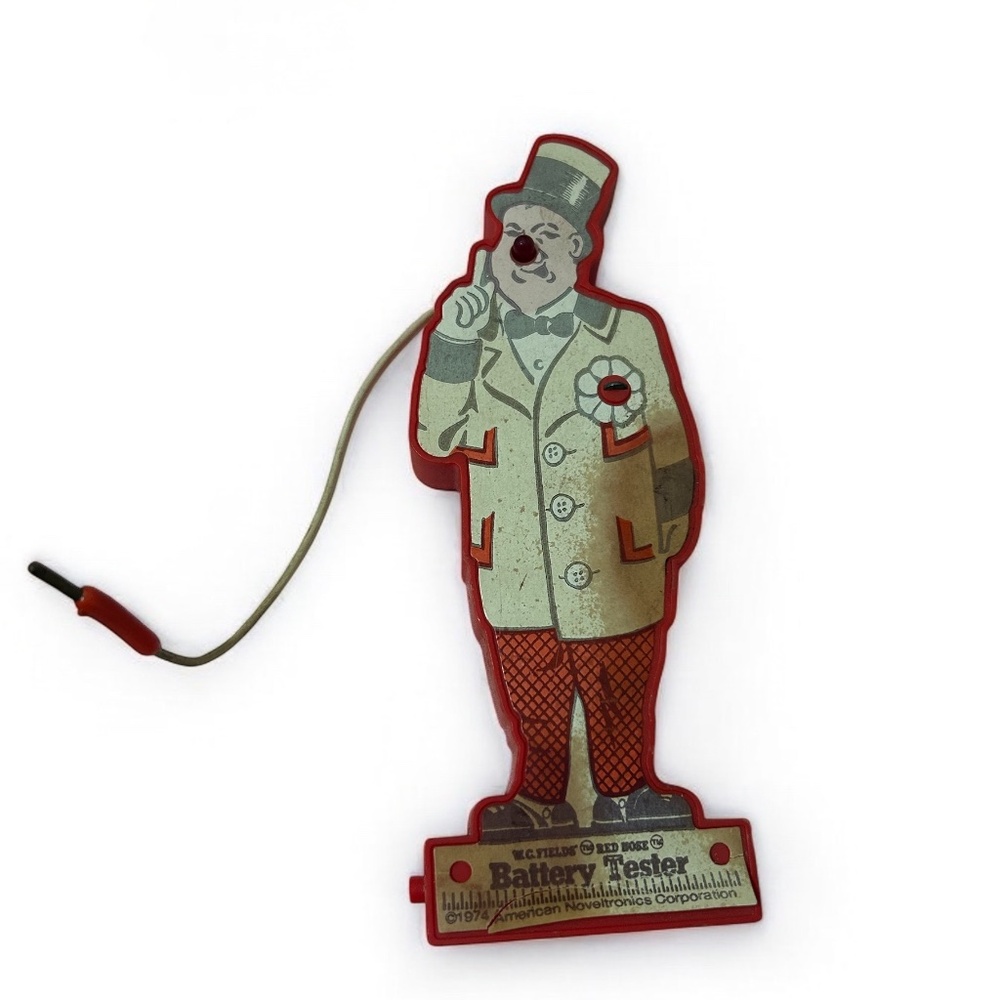WC Fields Red Nose Battery Tester